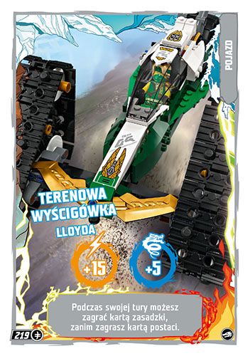 LEGO® NINJAGO® TCG10 - Nr 219: Terenowa wyścigówka Lloyda