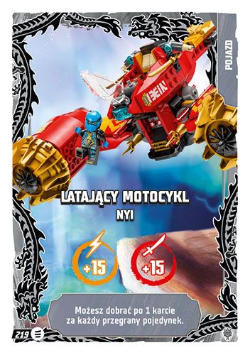 LEGO® NINJAGO® TCG11 - Nr 219: Latający motocykl Nyi