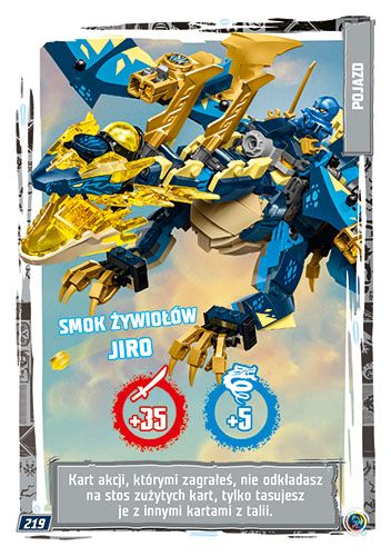 LEGO® NINJAGO® TCG9 - Nr 219: Smok żywiołów Jiro