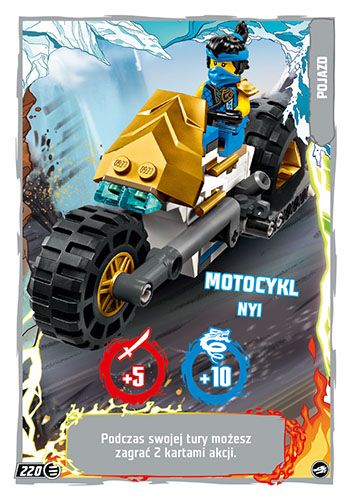 LEGO® NINJAGO® TCG10 - Nr 220: Motocykl Nyi