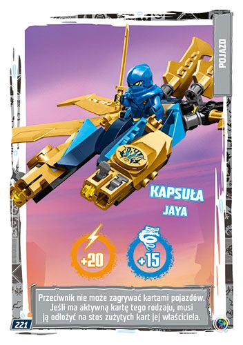 LEGO® NINJAGO® TCG9 - Nr 221: Kapsuła Jaya