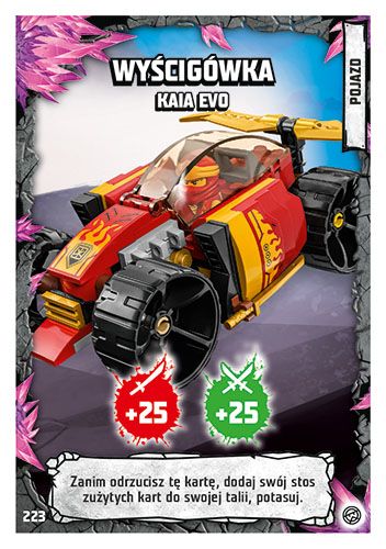 LEGO® NINJAGO® TCG8 - Nr 223: Wyścigówka Kaia EVO