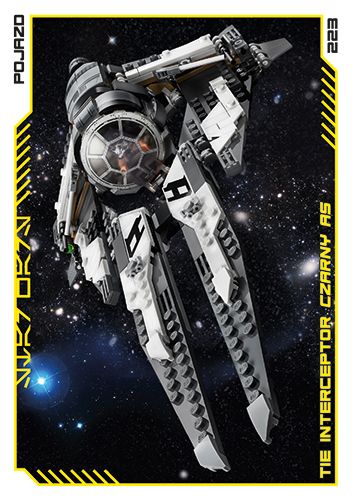 LEGO® Star Wars® TCC4 - Nr 223: TIE Interceptor Czarny As