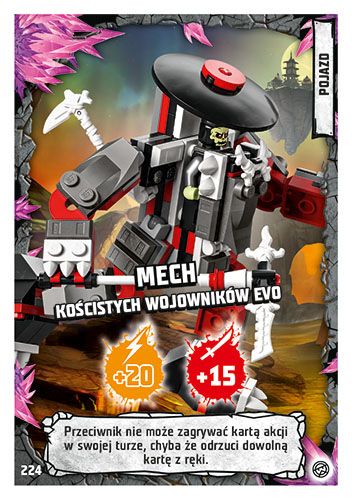 LEGO® NINJAGO® TCG8 - Nr 224: Mech kościstych wojowników EVO