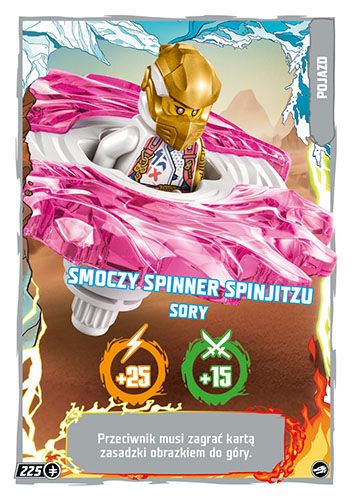 LEGO® NINJAGO® TCG10 - Nr 225: Smoczy spinner spinjitzu Sory