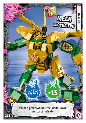 LEGO® NINJAGO® TCG8 - Nr 225: Mech Lloyda EVO