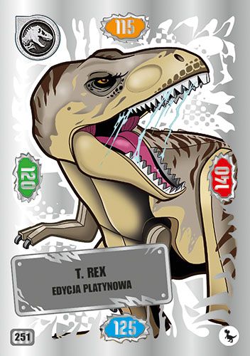 LEGO® Jurassic World™ - Nr 251: T. rex edycja platynowa