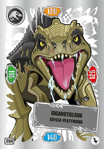 LEGO® Jurassic World™ - Nr 254: Giganotozaur edycja platynowa