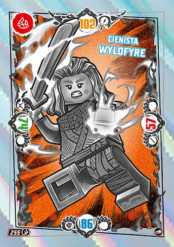 LEGO® NINJAGO® TCG10 - Nr 255: Cienista Wyldfyre