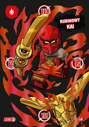 LEGO® NINJAGO® TCG10 - Nr 270: Rubinowy Kai