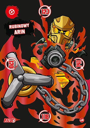 LEGO® NINJAGO® TCG10 - Nr 273: Rubinowy Arin