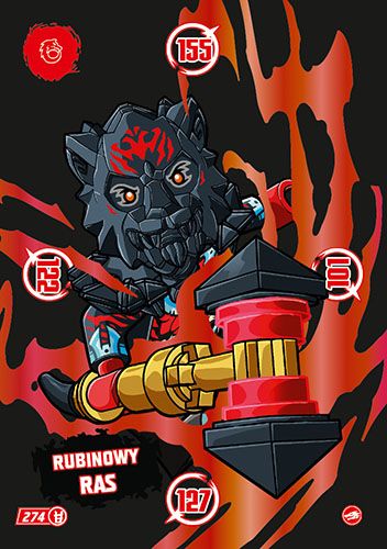 LEGO® NINJAGO® TCG10 - Nr 274: Rubinowy Ras