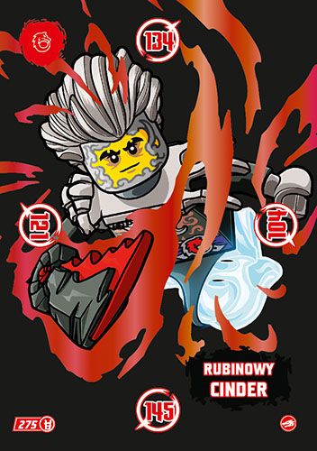 LEGO® NINJAGO® TCG10 - Nr 275: Rubinowy Cinder