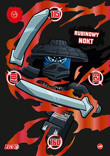 LEGO® NINJAGO® TCG10 - Nr 276: Rubinowy Nokt