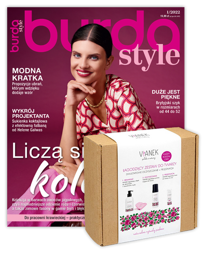 Roczna prenumerata BURDA Style z zestawem kosmetycznym od SYLVECO