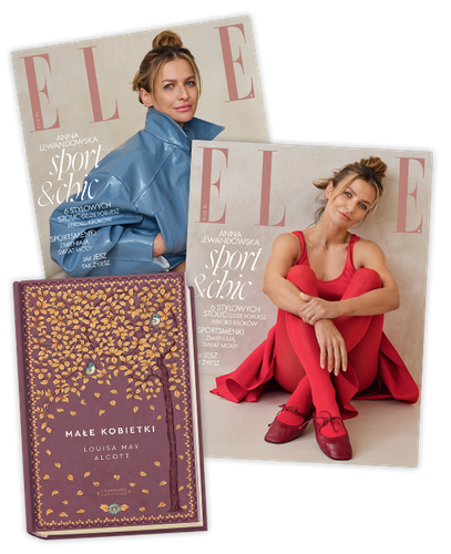 Elle 5/2025 z książką Louisa May Alcott  "Małe Kobietki"