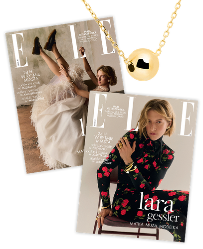 Roczna prenumerata magazynu Elle z Naszyjnikiem z Kuleczką od ANIA KRUK