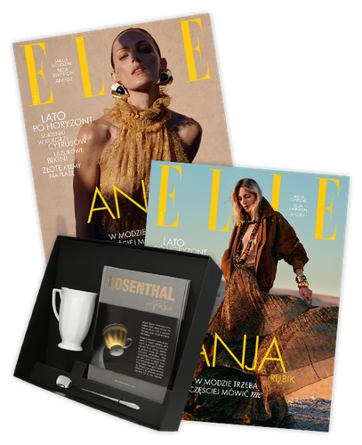 Roczna prenumerata magazynu Elle z prezentem Zestawem Rosenthal