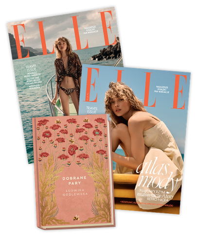 Elle 8/2025 z książką Ludwiki Godlewskiej “Dobrane Pary”