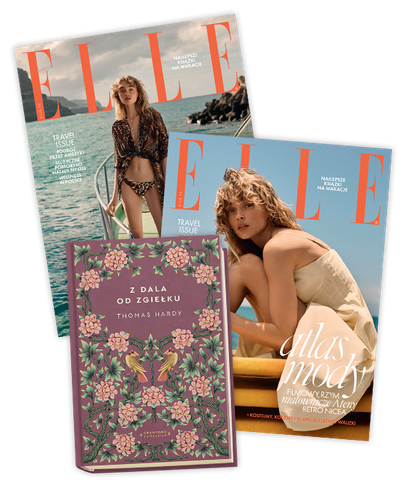 Elle 8/2025 z książką Thomas Hardy "Z dala od zgiełku"
