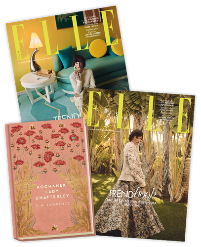 Elle 9/2025 z książką D.H. Lawrence’a "Kochanek lady Chatterley"