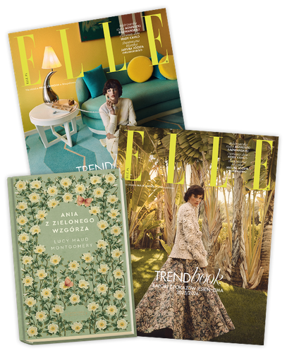Elle 9/2025 z książką Lucy Maud Montgomery "Ania z Zielonego Wzgórza"
