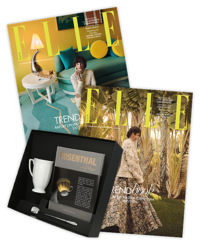Roczna prenumerata magazynu Elle z prezentem Zestawem Rosenthal