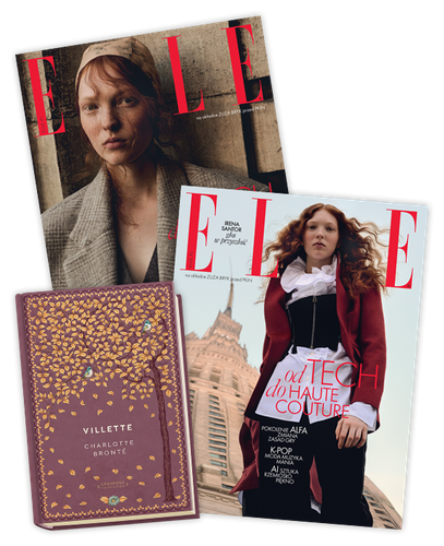 Elle 11/2025 z książką Charlotte Brontë "Villette"