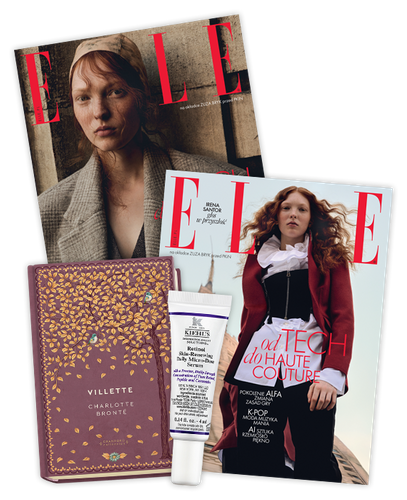 Elle 11/2025 + książka Ponadczasowe Powieści "VILLETTE" + Serum z retinolem Kichl's