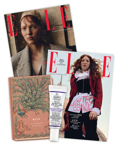 Elle 11/2025 + książka Ponadczasowe Powieści "RUTH" + Serum z retinolem Kichl's