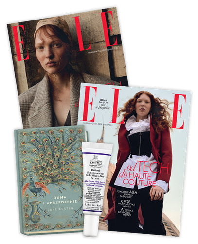 Elle 11/2025 + książka Ponadczasowe Powieści "DUMA I UPRZEDZENIE" + Serum z retinolem Kichl's