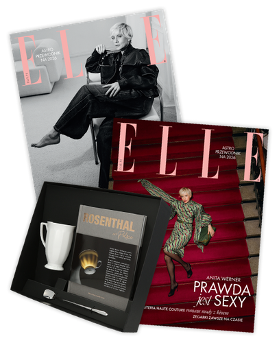 Roczna prenumerata magazynu Elle z prezentem Zestawem Rosenthal