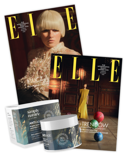 Elle 3/2026 z bogatym kremem ceramidowym na noc od Clochee