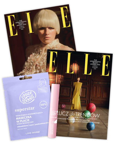 Elle 3/2026 + Beauty Set (maseczka w płacie + ultramocny żel do stylizacji brwi)