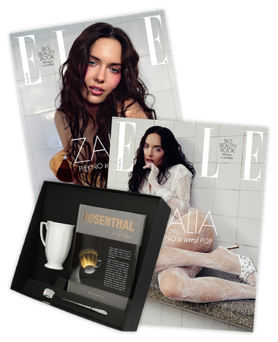 Roczna prenumerata magazynu Elle z prezentem Zestawem Rosenthal