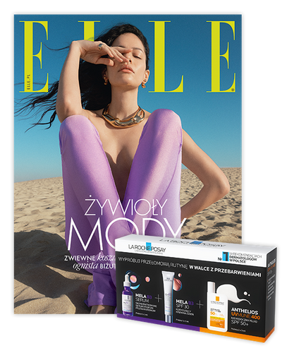 Elle 5/2024 z zestawem mini produktów @larocheposay w cenie 14,99 zł