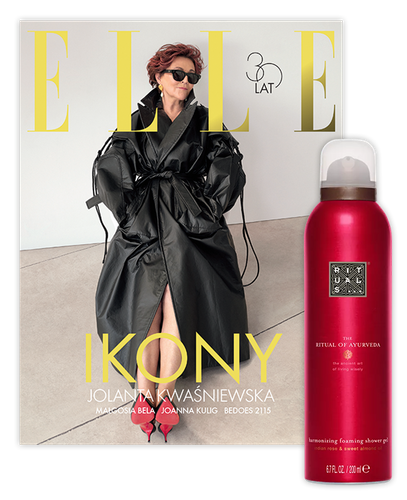 Elle 10/2024 z pianką pod prysznic marki Rituals (okładka z Jolantą Kwaśniewską)