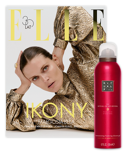 Elle 10/2024 z pianką pod prysznic marki Rituals (okładka z Małgosią Belą)