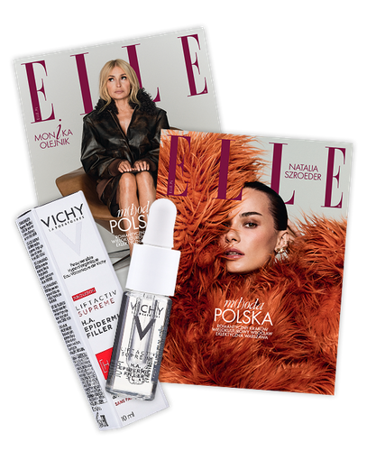 Elle 11/2024 z kosmetykiem Vichy LIFTACTIV H.A. EPIDERMIC FILLER serum 10 ml