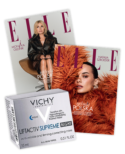 Elle 11/2024 z kosmetykiem Vichy LIFTACTIV przeciwzmarszczkowy krem ujędrniający na noc 15 ml
