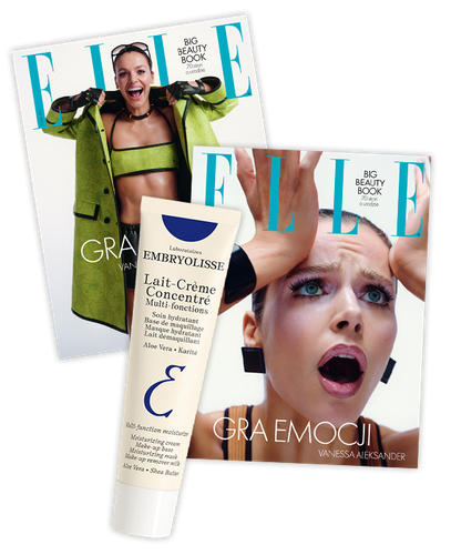Elle 4/2025 z kremem Embryolisse Lait-Creme Concentre 