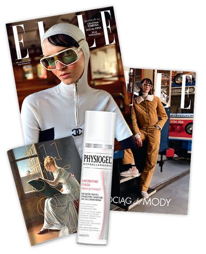 Elle 12/2024 z kosmetykiem - krem Physiogel 