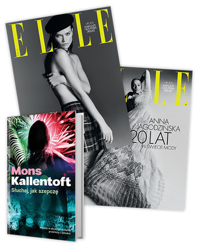 Elle 1/2025  z książką "Słuchaj, jak szepczę"