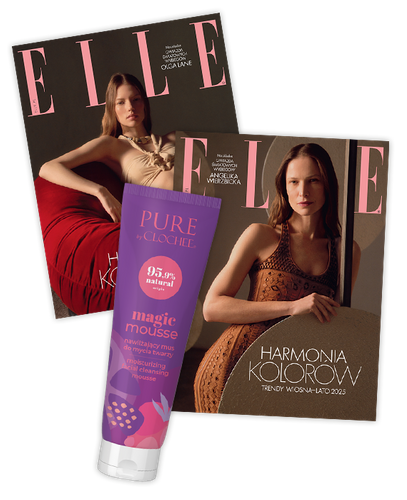Elle 3/2025 z MAGIC MOUSSE nawilżającym musem do mycia twarzy od Clochee