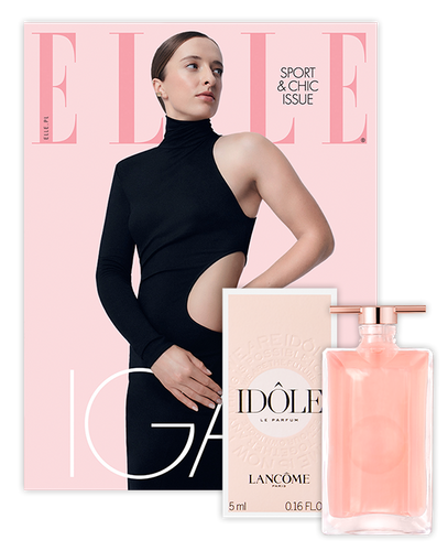 Elle 6/2024 z wodą perfumowaną Lancôme Idôle 5 ml od lancomeofficial w cenie 29,99 zł