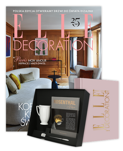 Roczna oferta Elle Decoration z prezentem: Zestawem Rosenthal i Albumem Świat Wnętrz
