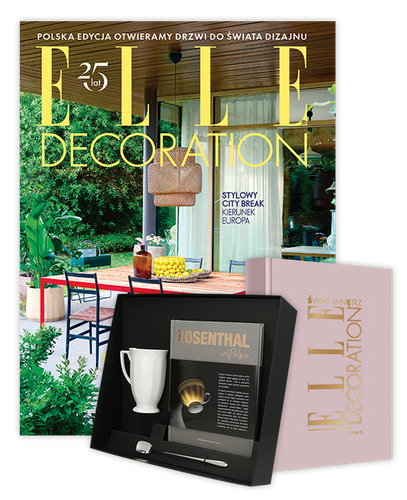 Roczna oferta Elle Decoration z prezentem: Zestawem Rosenthal i Albumem Świat Wnętrz