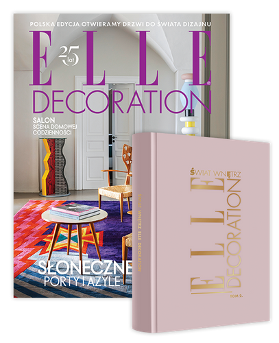 Roczna prenumerata ELLE Decoration z Albumem Świat Wnętrz