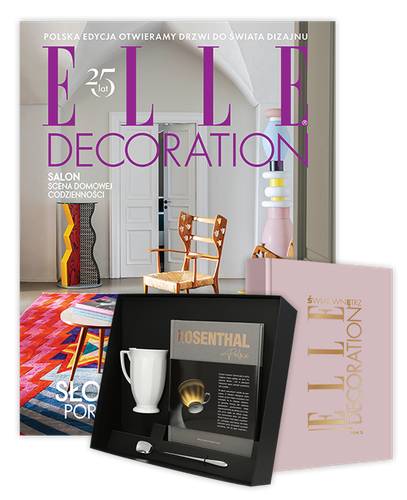 Roczna oferta Elle Decoration z prezentem: Zestawem Rosenthal i Albumem Świat Wnętrz