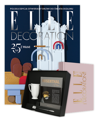 Roczna oferta Elle Decoration z prezentem: Zestawem Rosenthal i Albumem Świat Wnętrz